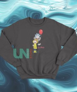 Rick And Morty With Clown Sweatshirt