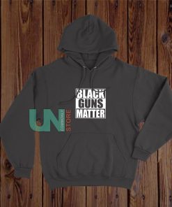 Black Guns Matter Logo Hoodie