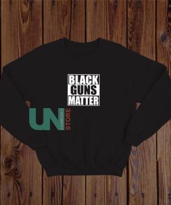 Black Guns Matter Logo Sweatshirt