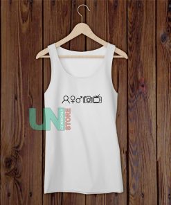 Line Person Woman Man Camera TV Tank Top