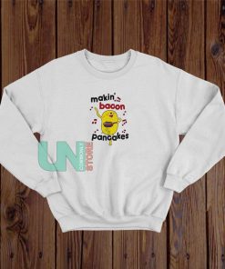 Jake Makin Bacon Pancakes Sweatshirt Funny Adventure Time