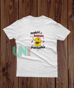 Makin Bacon Pancakes T-Shirt Funny Adventure Time