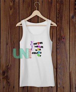 Vote Person Woman Man Camera TV Tank Top