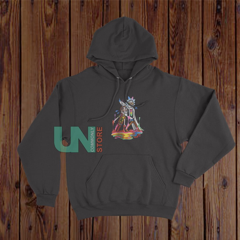 hm rick and morty hoodie