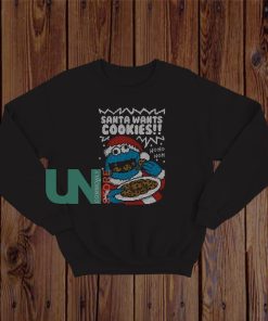 Santa's Muppet Cookies Sweatshirt