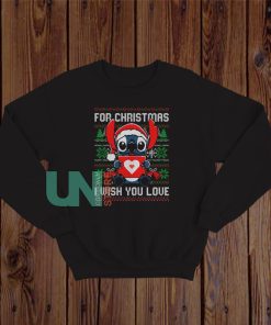 Christmas Stitch Wish You Love Sweatshirt