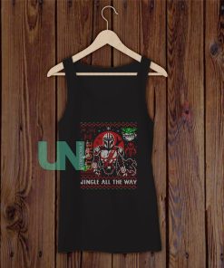 Jingle All The Way Mandalorian Tank Top