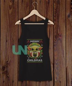 Merry ChildMas Baby Yoda Tank Top