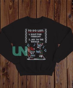 Pinky and The Brain Christmas List Sweatshirt