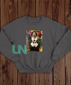 Elf-Santa-Coming-Sweatshirt