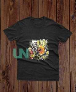 Killer-Bee-with-Weapons-T-Shirt