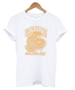 Ganni Orange T-Shirt