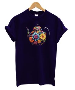 Teapot With Flowers T-Shirt