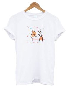 Kitten Waving T-Shirt