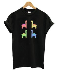 Multicolor Brontosaurus T-Shirt
