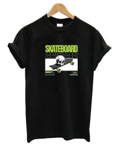 Skull Head Skateboard T-Shirt