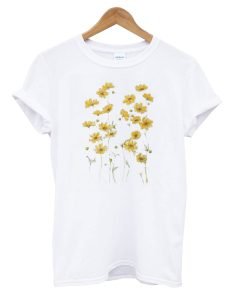 Yellow Cosmos Flowers T-Shirt