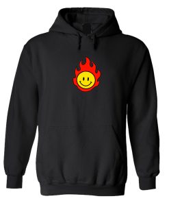 Burning Happy Emoji Hoodie