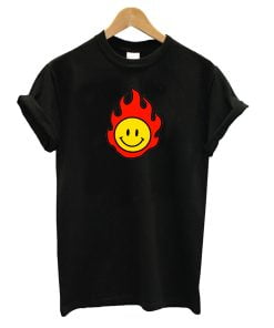 Burning Happy Emoji T-Shirt