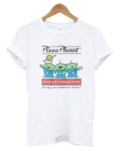 Disney Pixar Toy Story Pizza Planet Aliens T-Shirt