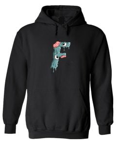 Letter F Zombie Style Hoodie
