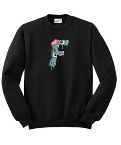 Letter F Zombie Style Sweatshirt