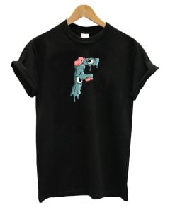 Letter F Zombie Style T-Shirt