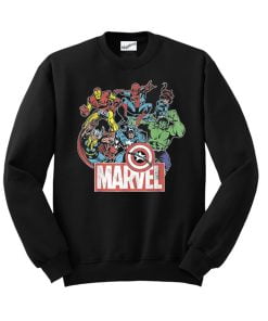 Marvel Avengers Team Comic Sweatshirt