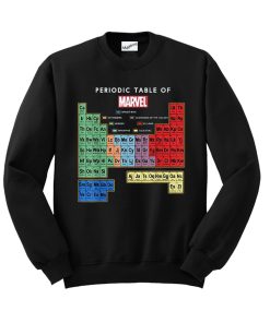 Marvel Periodic Table Of Elements Sweatshirt