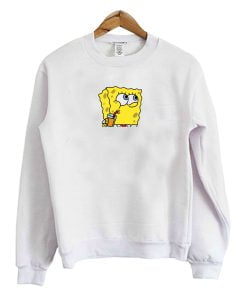 Spongebob Sipping Drink Sweatshirt