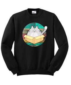 Vintage Cat In Box Sweatshirt